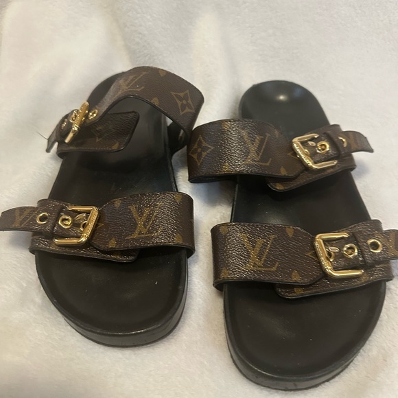 Louis Vuitton Bom Dia Flat Mule - Picture 1 of 3